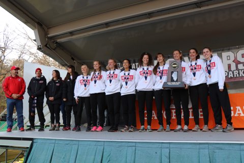 The girls cross country team won third place at the IHSA 3A state meet on Saturday Nov. 9 at Detweiller Park in Peoria, Ill.