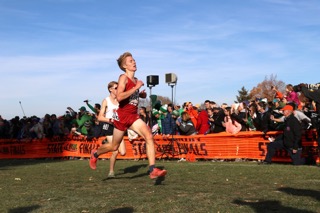 The boys cross country team finished 12th in the IHSA state meet on Saturday Nov. 9.