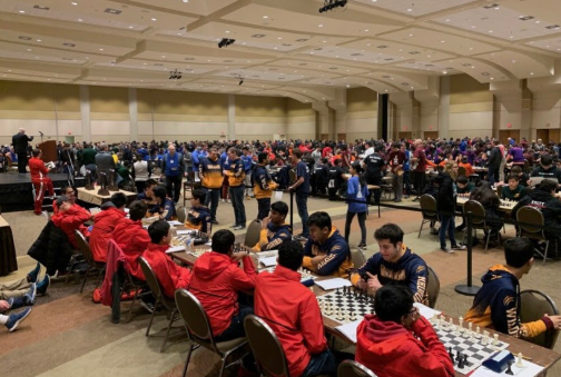 The chess team places in eighth place in the IHSA state tournament. 
