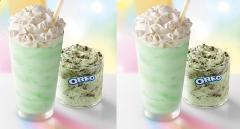 The Shamrock Shake and Shamrock McFlurry are brought back to celebrate St. Patrick's Day.