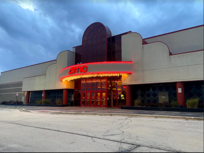 Although recently opened to the public, the AMC in Woodridge is almost empty. 