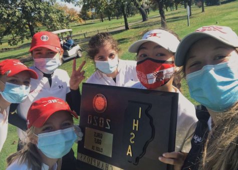 Girls golf finished off the season strong with a win at sectionals.