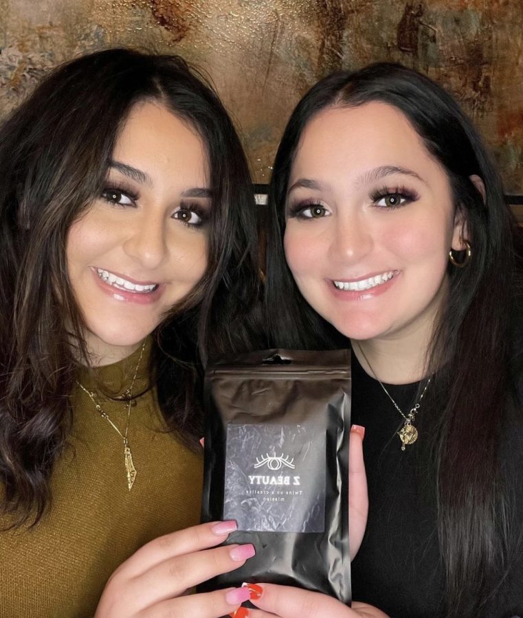 Senior twins Stephanie and Amelia Zayed launched their own makeup brand called ZBeauty. 