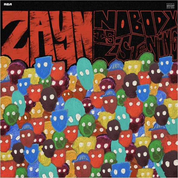 The cover photo of Nobody is Listening Zayne Maliks third solo album.
