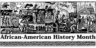 Black History Month banner featuring an image helping to tell the story of the past.