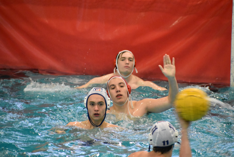 On Monday, April 20 the boys’ water polo team lost to Oak Park River Forest High School 8-17. 