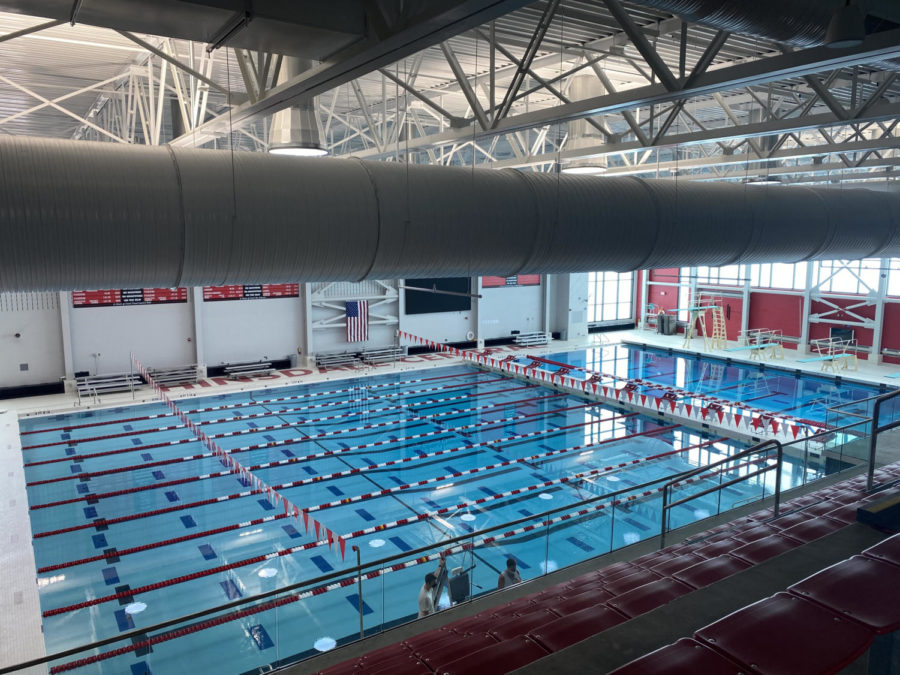 Hinsdale Central’s Don Watson Aquatic Center was unveiled in August. The ten-lane pool was dedicated to Don Watson, a former Hinsdale Central swim coach who passed away in 2017.
