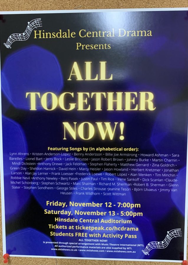 On Nov. 12 and Nov. 13, Hinsdale Central put on its first live musical production since February 2020 in the auditorium.