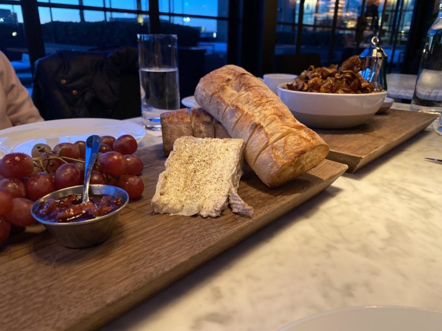 The mix of sweet and savory in this appetizer of cheese and bread went beyond my expectations. 