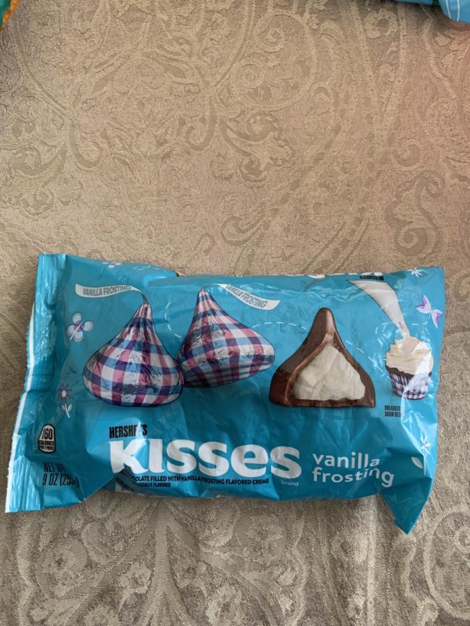 Hersheys Vanilla Frosting filled Kisses are perfect for people with a strong sweet tooth.
