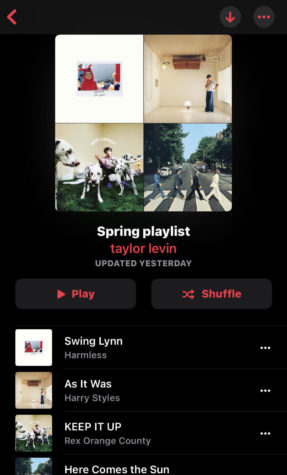 All of the songs in a “spring playlist” can be streamed on Apple Music or Spotify for your enjoyment. 