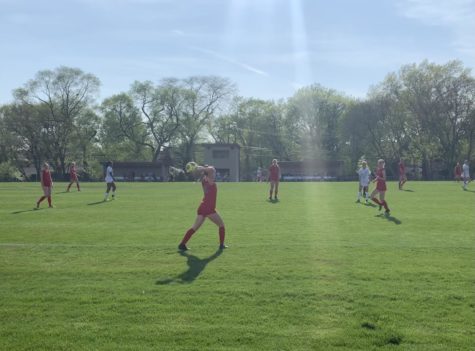 On Thursday, May 12, Hinsdale Centrals girls soccer team faced off against Metea Valley, losing 4-1.