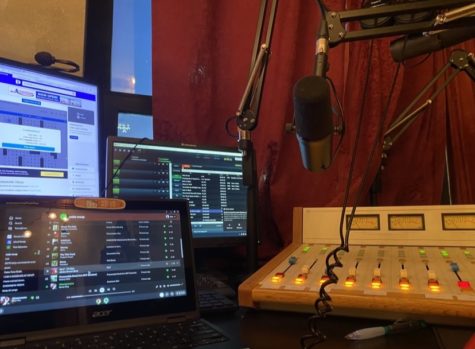 Radio Club members curate their own playlists to play on their shows. 