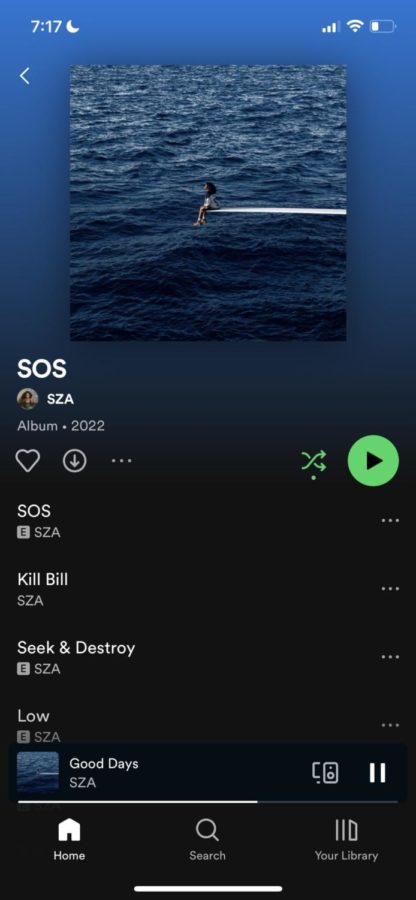 SZAs new album can be found on all streaming services. 