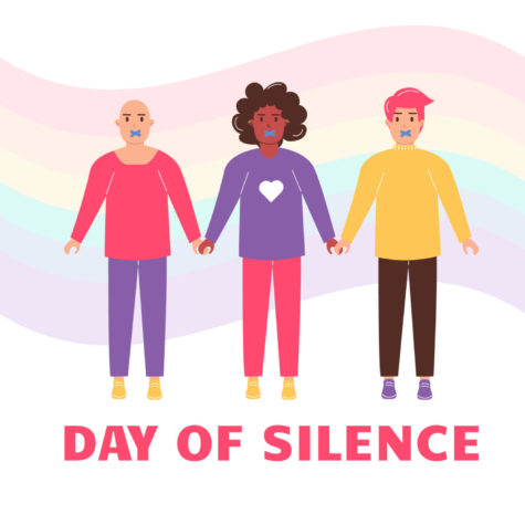 On the annual Day of Silence,  students and allies take a vow of silence to protest the harmful effects of harassment and discrimination that silences LGBTQ+ people in schools. 