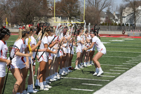 Hinsdale Centrals girls lacrosse team came out victorious against Lockport Township, beating them 23-5.