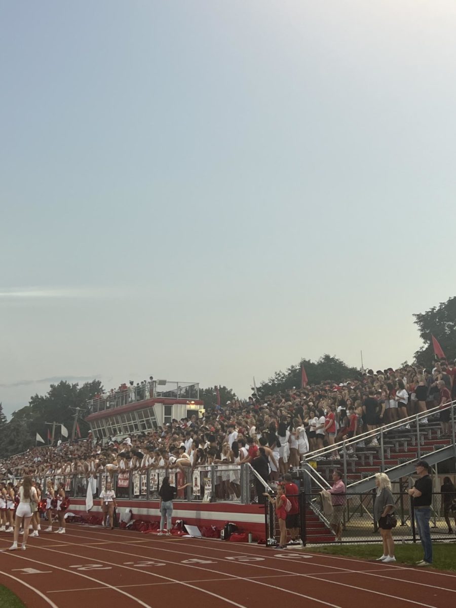 On+Friday+Aug.+25%2C+the+senior+class+wore+togas+at+school+and+at+the+first+football+game+of+the+season+to+show+off+their+spirit+for+the+team.