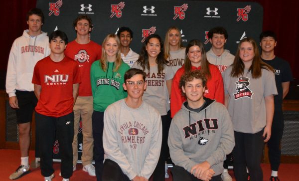 Athletes signed with their respective colleges on Wednesday, Nov. 8.