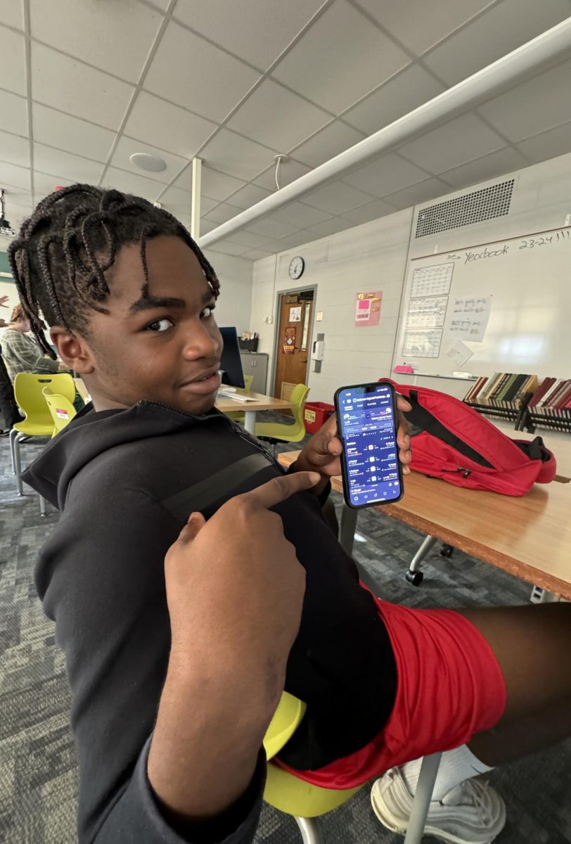 Students can watch their teams status from their phones.