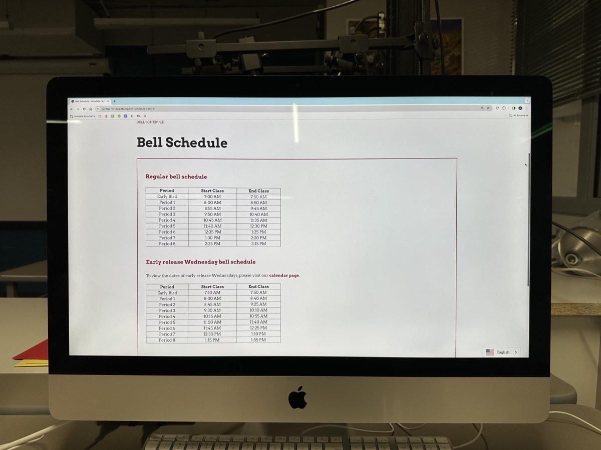 The new bell schedule compared to the early release Wednesday bell schedule that began taking affect at the beginning of the 2023 to 2024 school year.