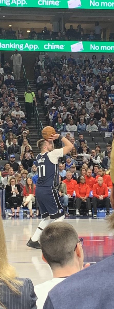 Luka Dončić dropped 14 points in his first game with the Lakers on Feb. 10