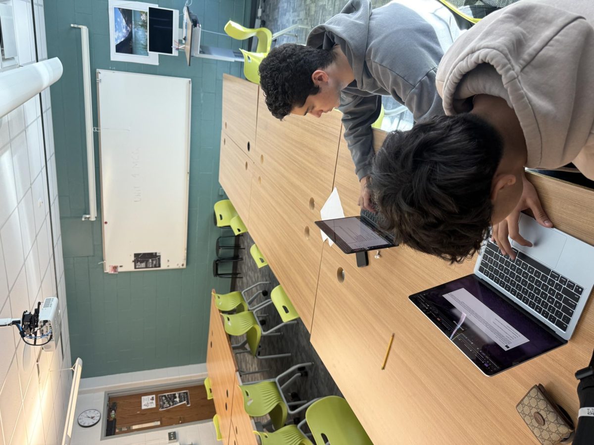 Students finding out about the cold day and preparing the computers for the next days online learning!!