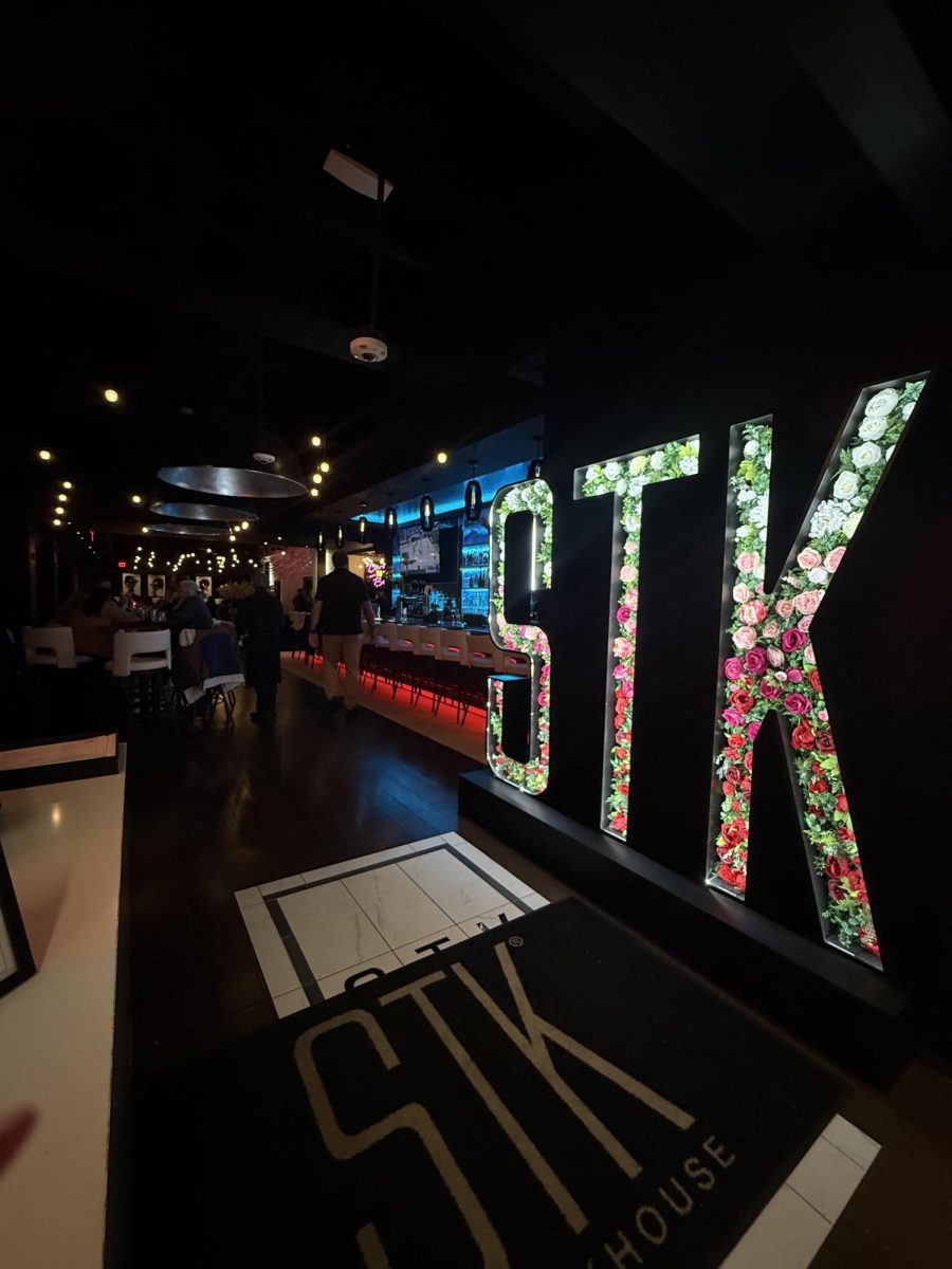 The vibrant scenery at "STK" in Oakbrook.