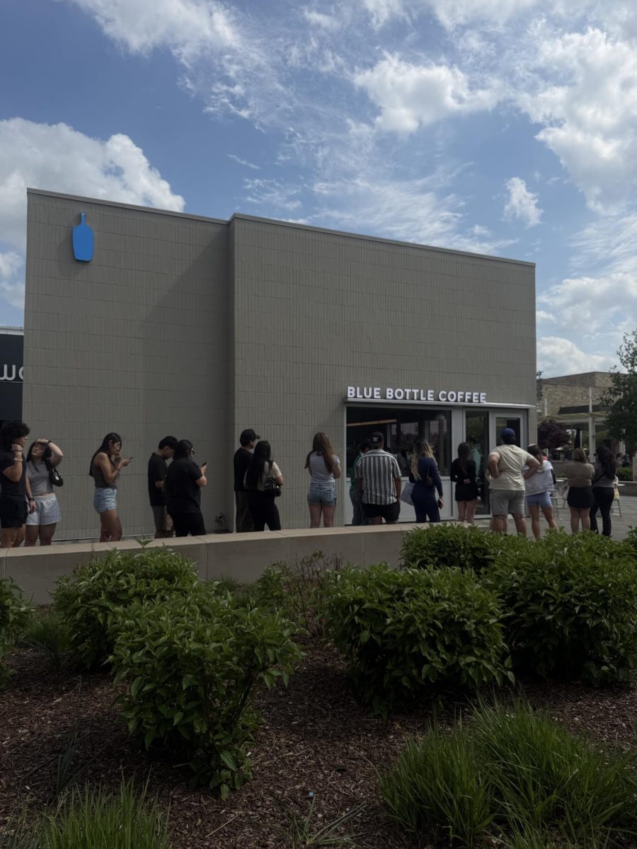 Blue Bottle opened on May 15 in Oak Brook Mall and serves a variety of pastries and coffee treats. 